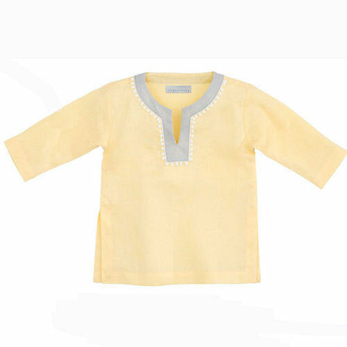 SpearmintLOVE’s baby Linen Tunic, Yellow