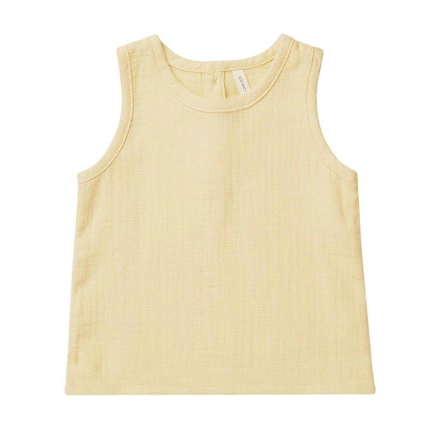 Organic Woven Tank, Yellow