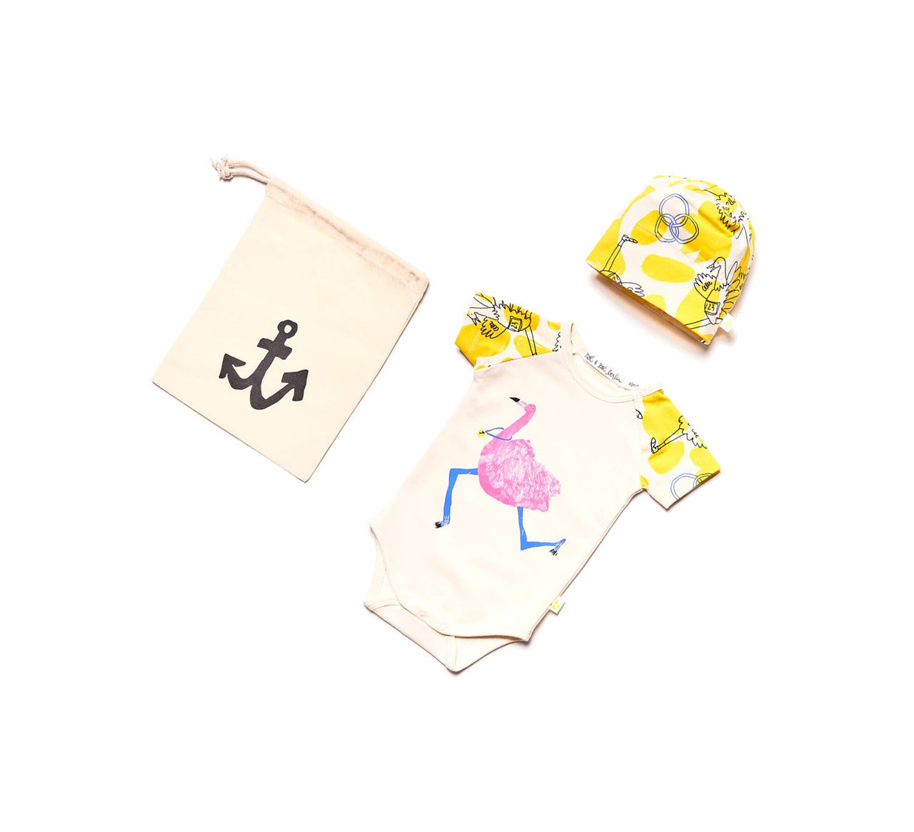 Gift Set, Yellow Ostrich