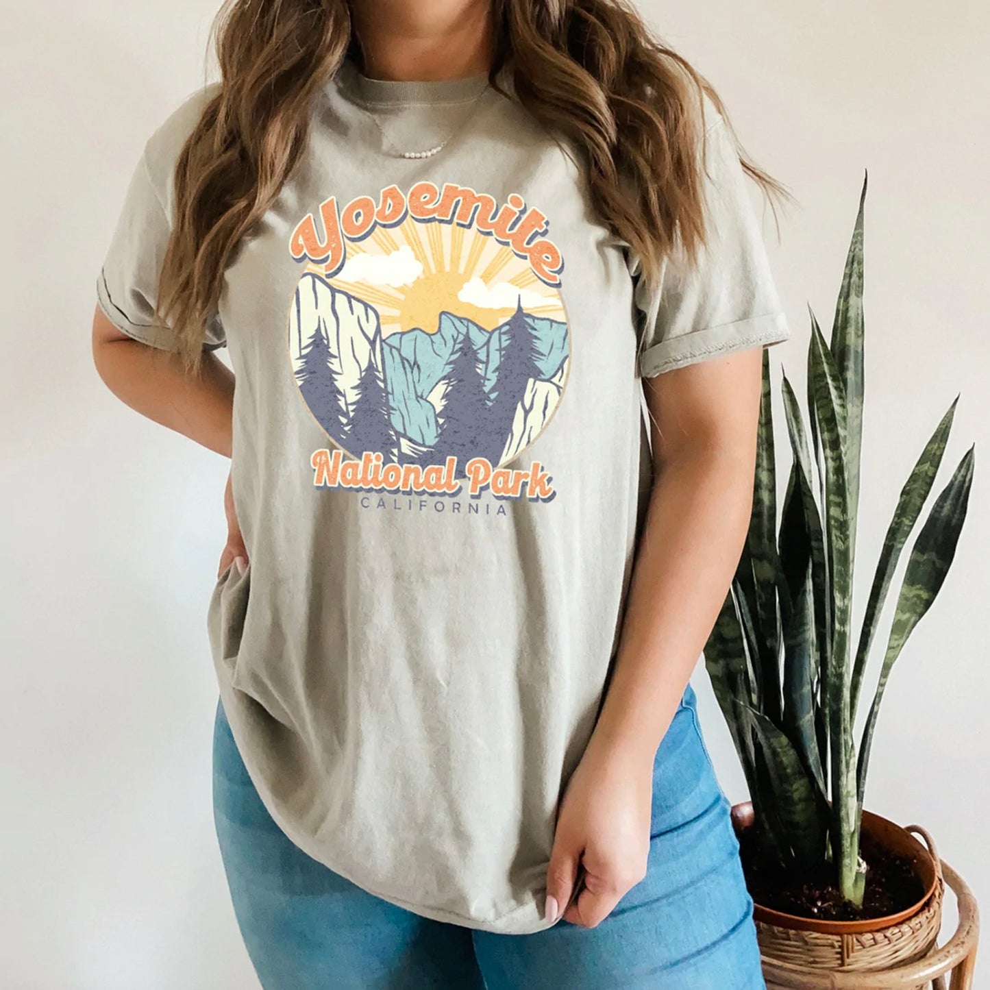 Yosemite Graphic Tee, Natural