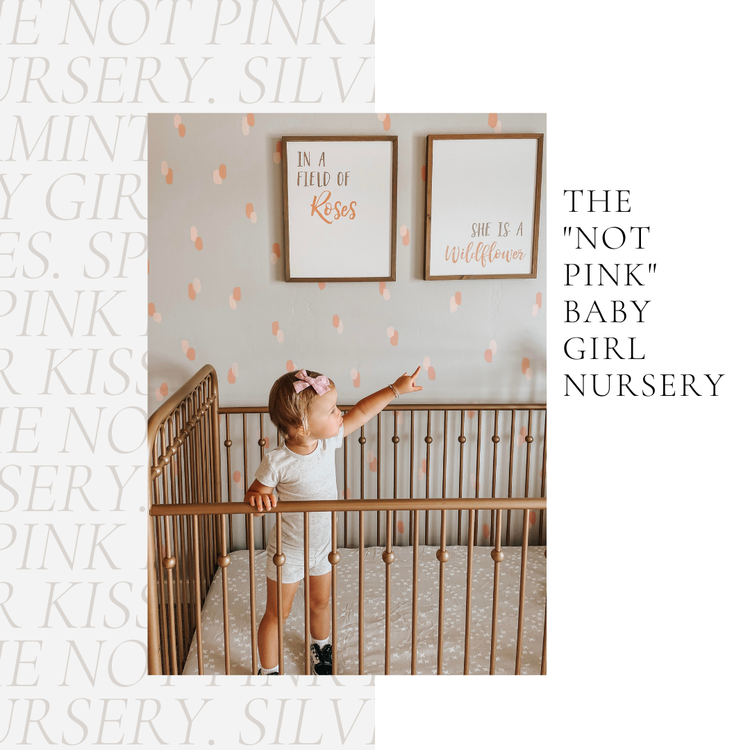 The "Not Pink" Baby Girl Nursery