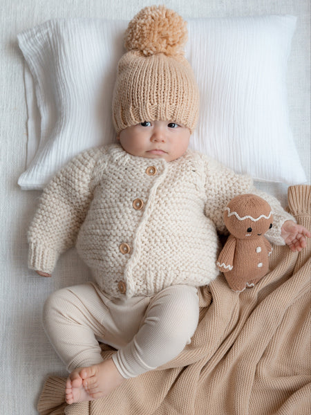 【正規品】 andmary Baby knit babushka ivory ANDMARY】Baby knit babushka