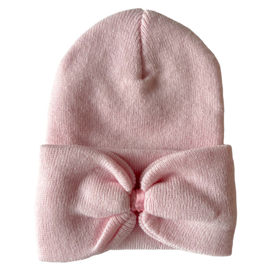 Baby's First Hat, Petal Pink Bow