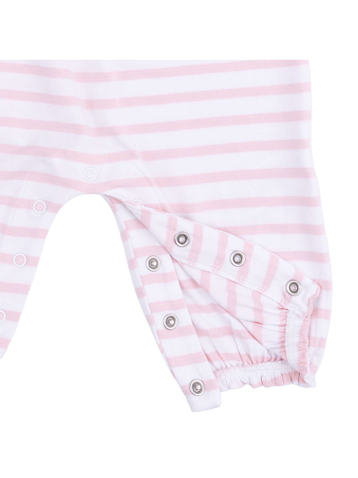 Ruffle Sleeve Romper, Football Stripe