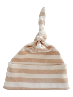 Biscuit Stripe / Organic Beanie