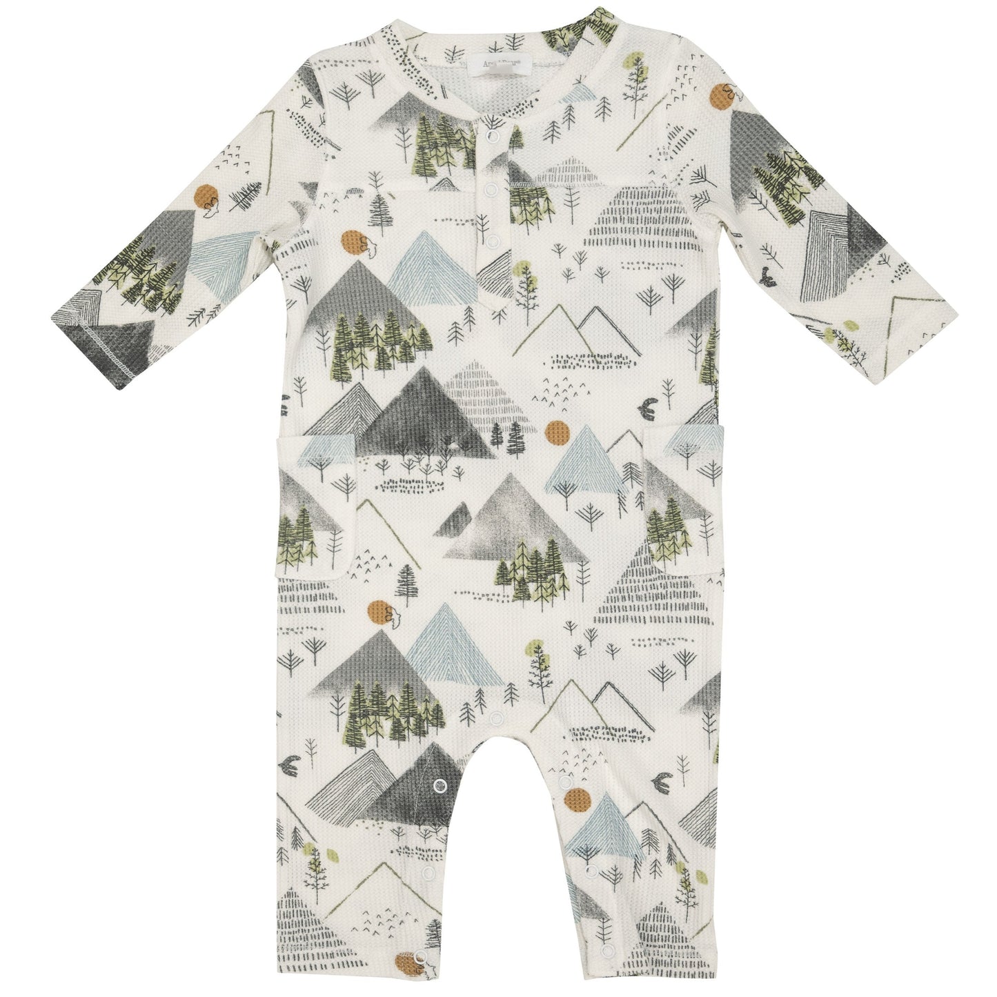 Thermal Romper, Mountains Grey
