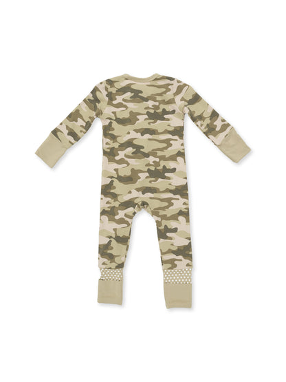 2-Way Zip Romper, Camo