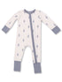 2-Way Zip Romper, Lightning Bolt
