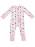 2-Way Zip Romper, Bowtiful Hockey Stripe