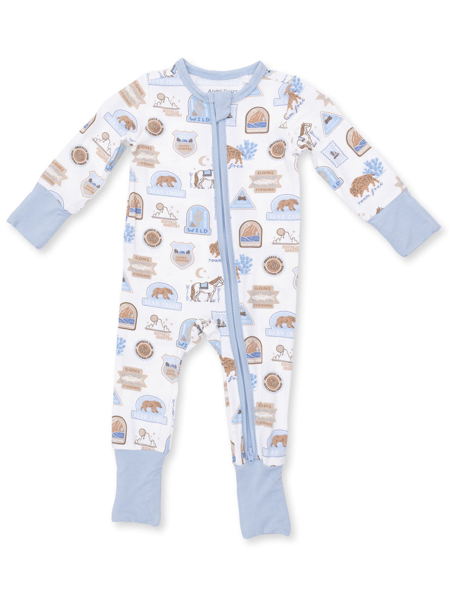 2-Way Zip Romper, National Parks Adventure