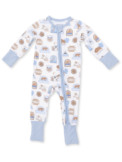 2-Way Zip Romper, National Parks Adventure