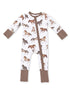 2-Way Zip Romper, Wild Horses