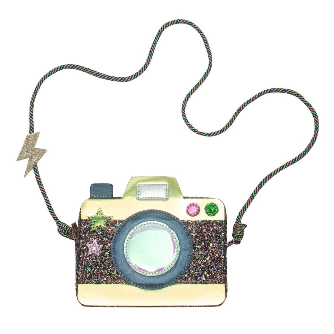 Camera Glitter Bag