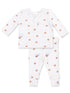 Ribbed Long Sleeve Henley Play Set, Mini Basketballs