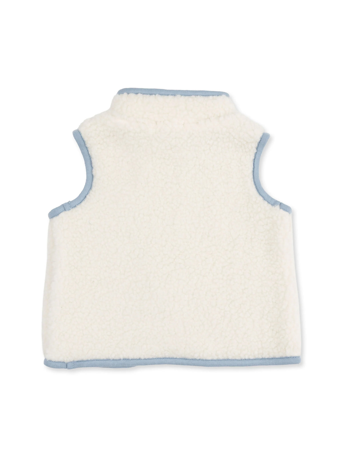 Sherpa Zip Vest, Blue