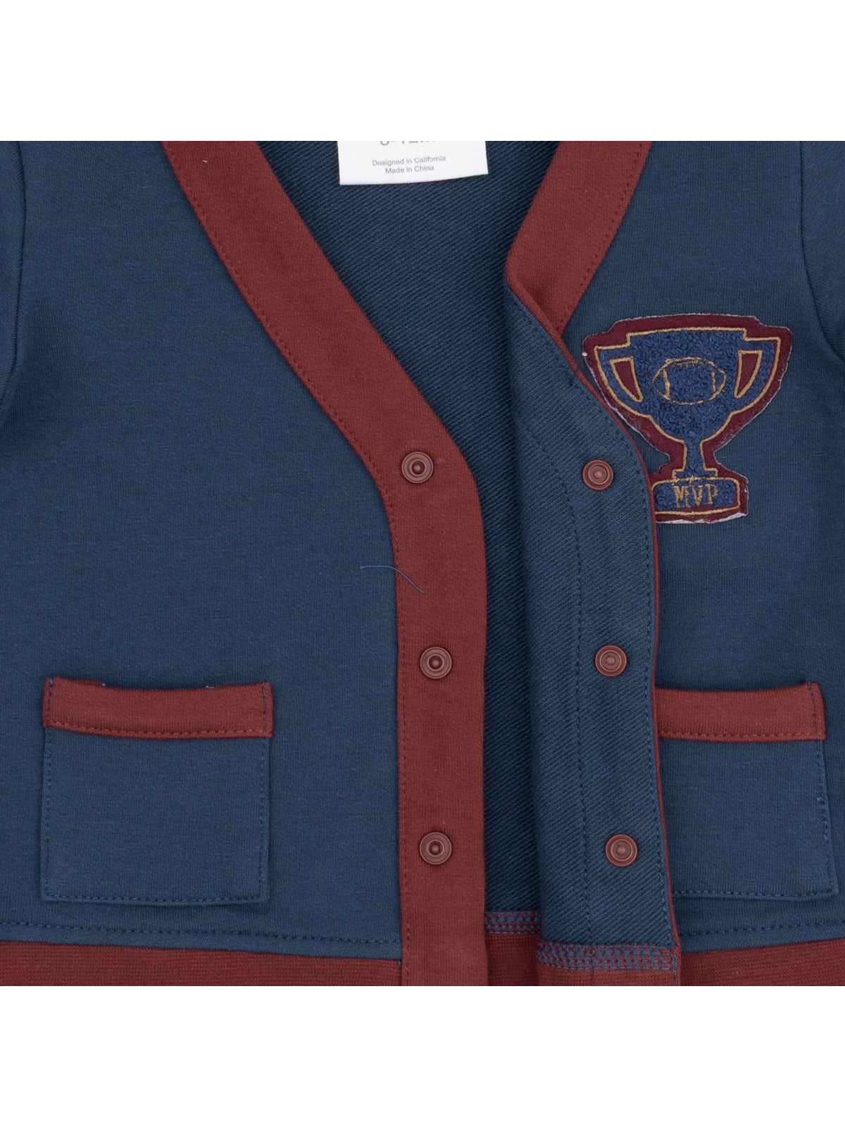 Victory Cardigan, Varsity French Terry