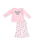 Long Sleeve Ruffle Tee and Baby Bells, Bowtiful Hockey Stripe