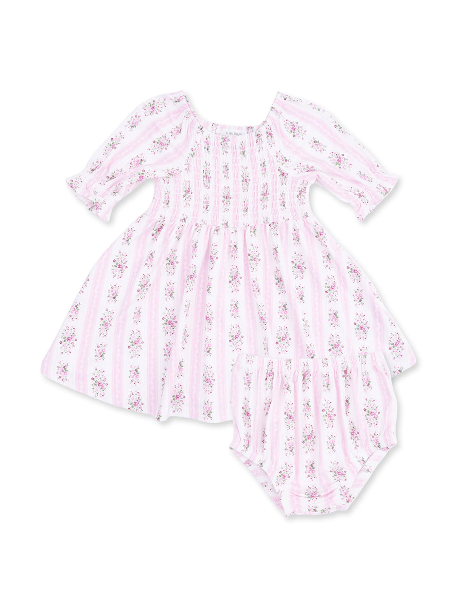 Jennifer Dress & Bloomer, Bella Rose Stripe
