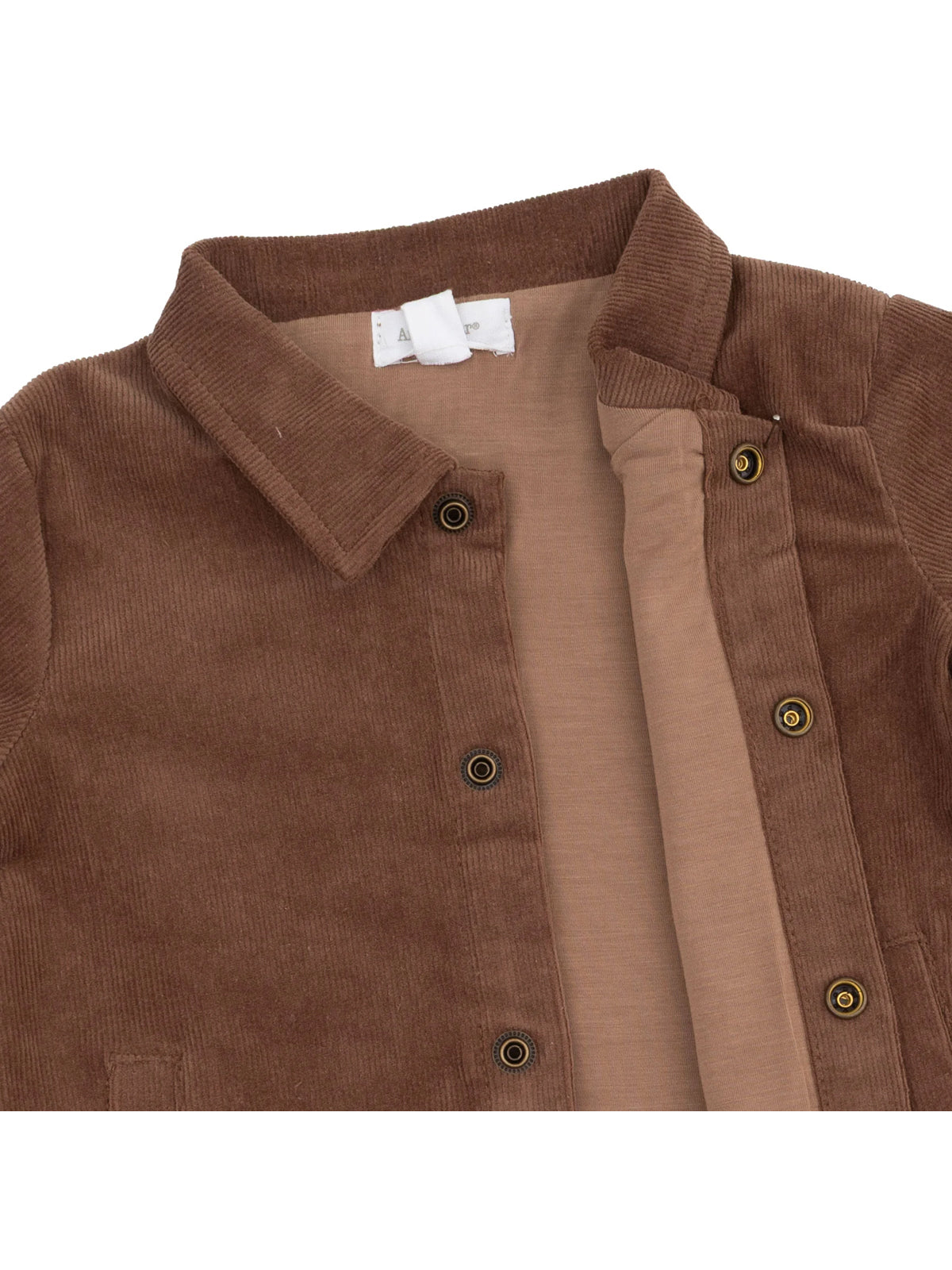 Corduroy Shacket, Beaver Fur
