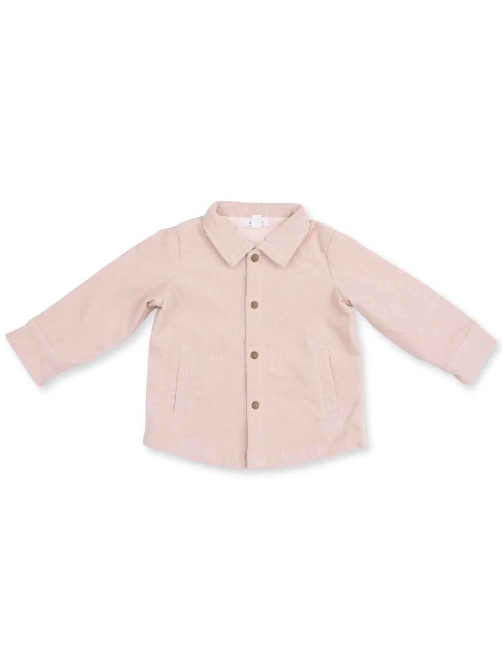 Corduroy Shacket, Veiled Pink