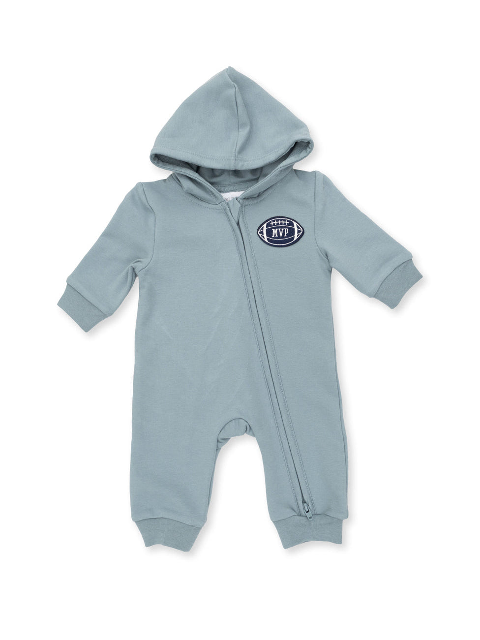Hooded Jumpsuit, Varsity Football French Terry