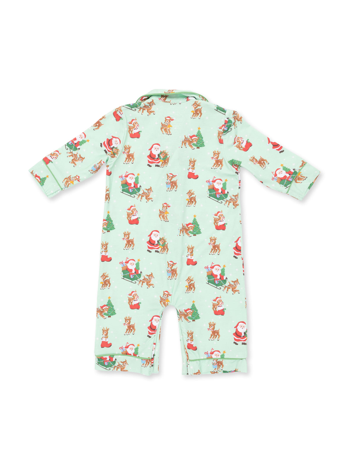 Coat Style Romper, Vintage Reindeer & Santa Uni