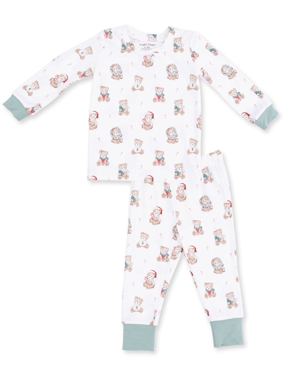 Long Sleeve Loungewear Set, Christmas Teddy Bears Uni