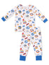 Long Sleeve Loungewear Set, Vintage Ski Patches