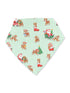 Bandana Bib, Vintage Reindeer & Santa Uni