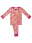 Long Sleeve 2-Piece Set, Pink Easter Bunny