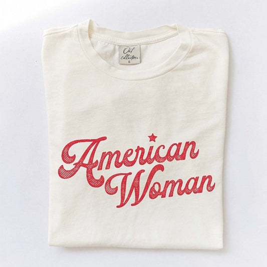 American Woman Women's Mineral Graphic Tee, Cream