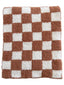 Phufy® Bliss Checkerboard Blanket, Nutmeg