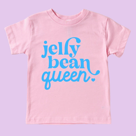 Kids Easter Graphic Tee, Jelly Bean Queen Pink/Blue
