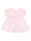 Smocked Peter Pan Collar Dress & Bloomer, Mini Gingham Pink Bunny