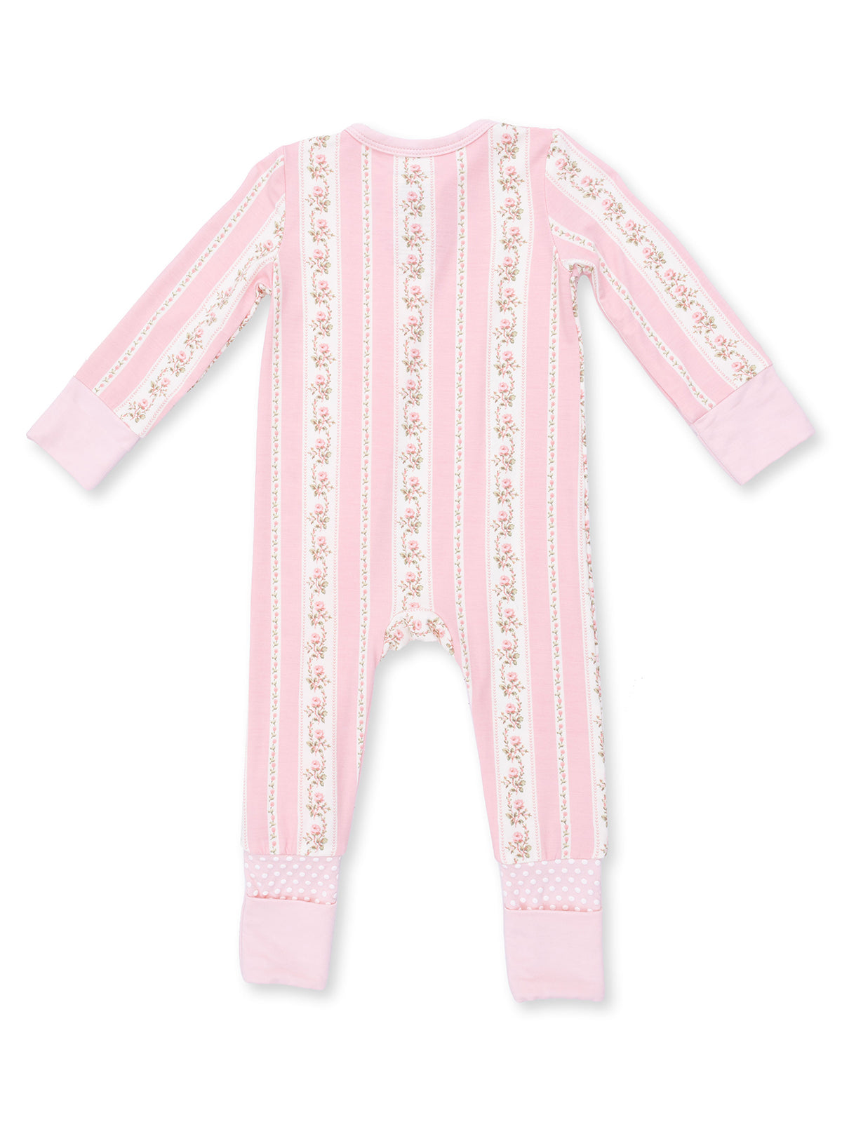 2-Way Zip Romper, Antoinette Stripe