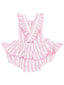 Ric-Rac Ruffle Sunsuit, Candy Stripe