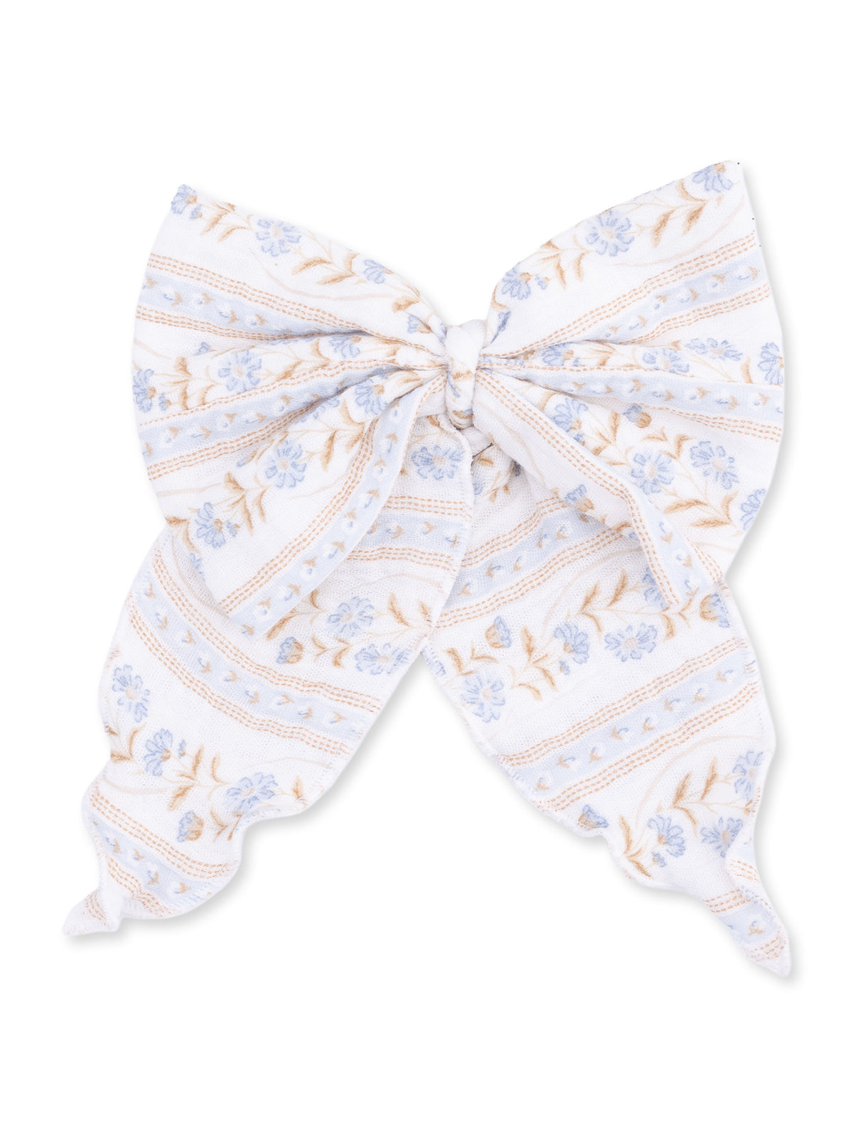 Large Bow Hair Clip, Catarina Floral
