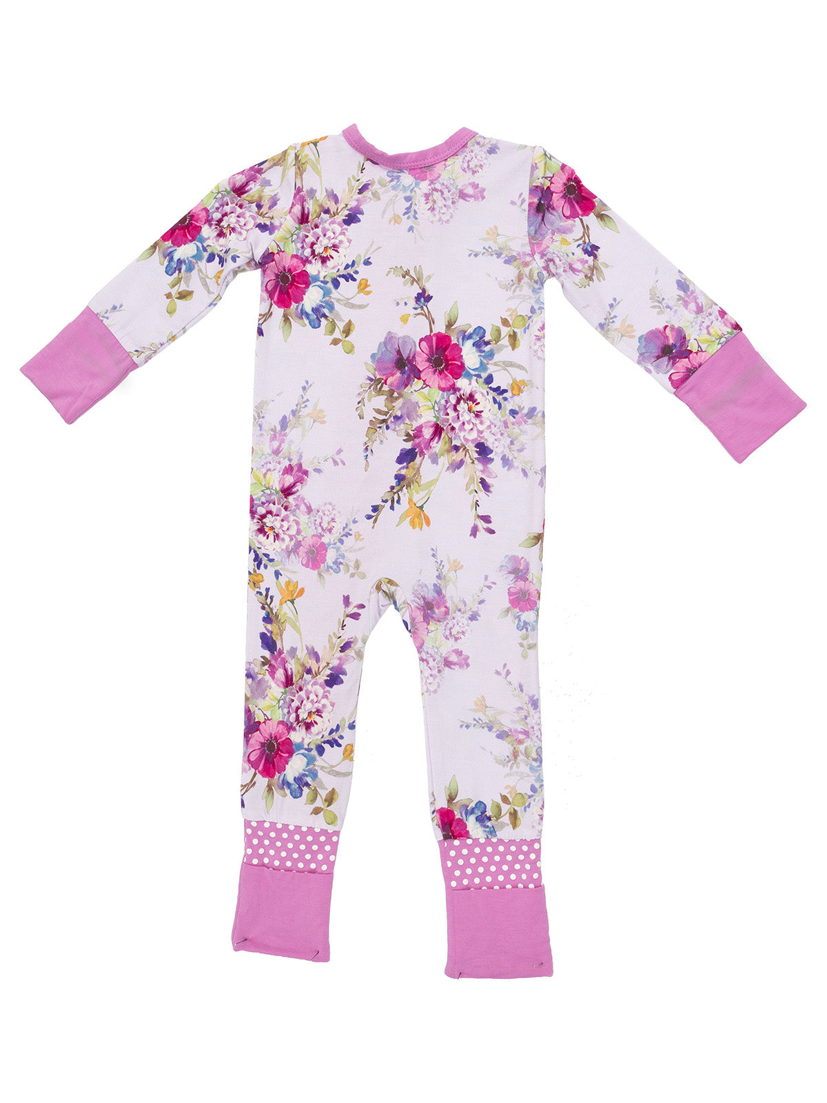 2-Way Zip Romper, Dahlia Floral