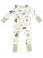 2-Way Zip Romper, Fishing Things Green