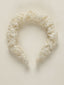 Gathered Headband, Ivory