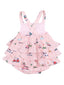 Ruffle Sunsuit, Golf Cart Cuties Pink