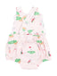 Ruffle Bubble Sunsuit, Golf Things Pink