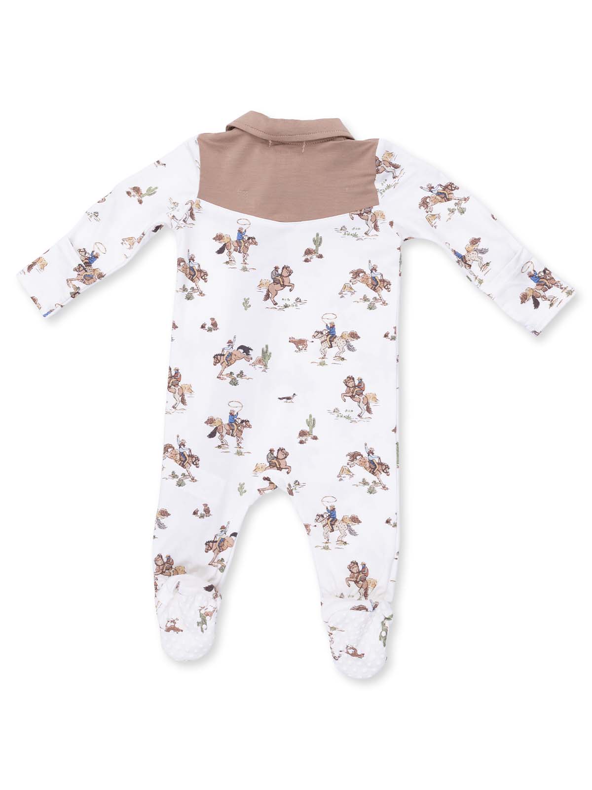 Cowboy 2-Way Zip Footie, Horse Wrangler