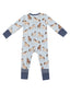 2-Way Zip Romper, Horses