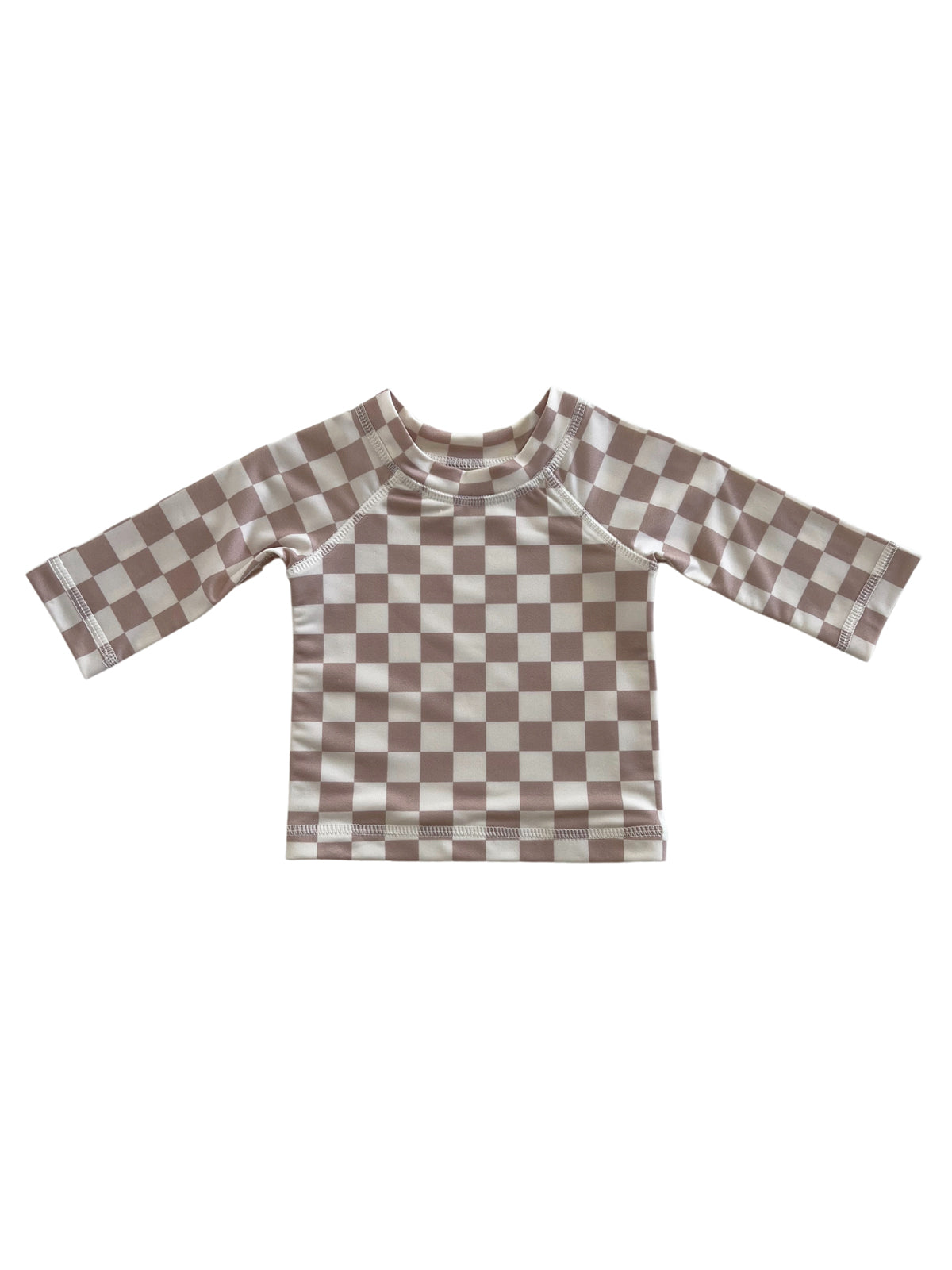 Tiramisu Checkerboard / Maui Rashguard / UPF 50+