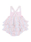 Ruffle Sunsuit, Ogee Floral