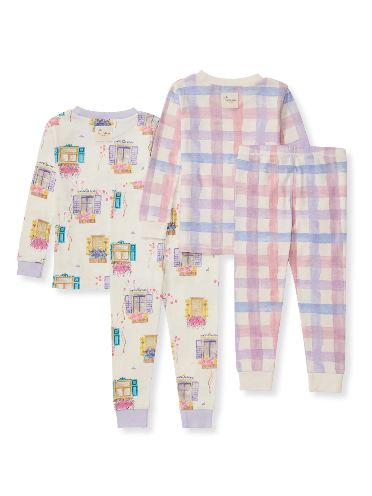 2-Pack Organic 2-Piece Pajama Sets, Swiss Chalet