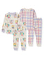 2-Pack Organic 2-Piece Pajama Sets, Swiss Chalet