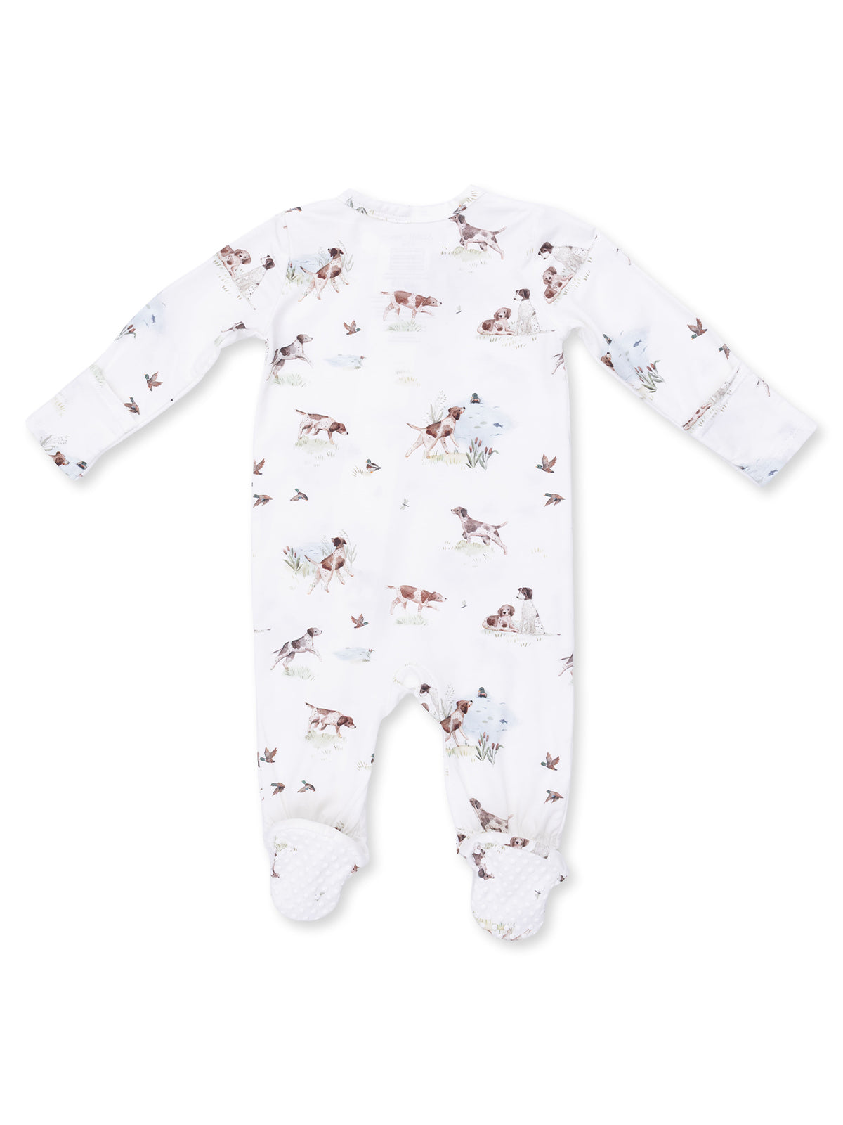 2-Way Zip Footie, Pointer Pups and Duck Buddies