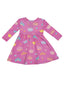 Long Sleeve Twirly Dress, Princess Crowns